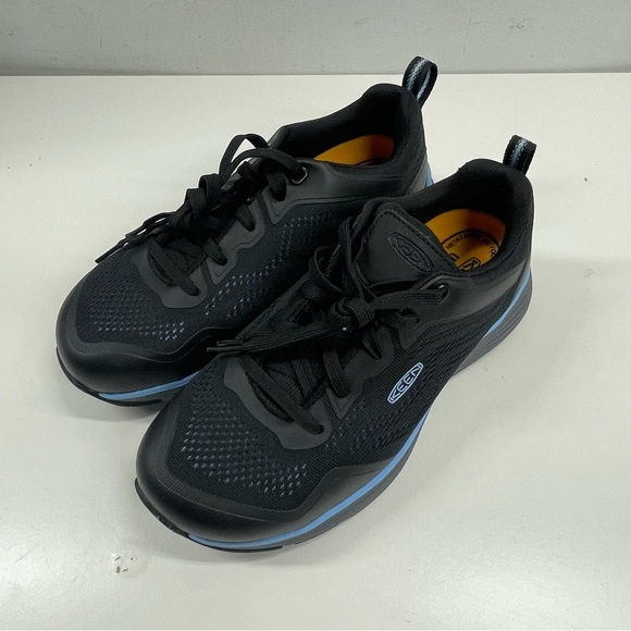 NIB Keen Womens Sparta 2 Black Aluminum Toe Work and Safety Sneakers Size 7 Wide - Picture 2 of 11